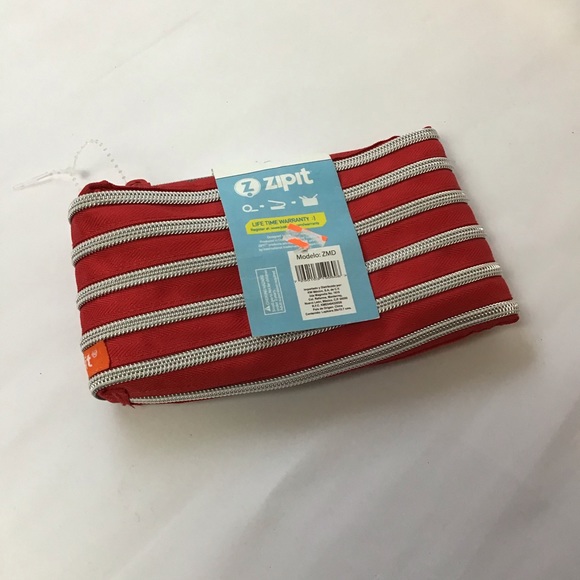 3/$10-Zipit- Zip Around, Small Cosmetics Bag - Picture 3 of 6